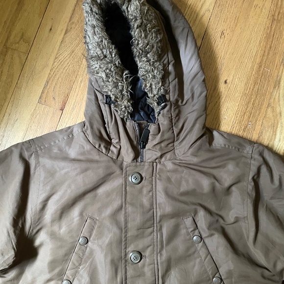 Penfield Men's M Olive Green Down Filled Parka - Picture 2 of 6